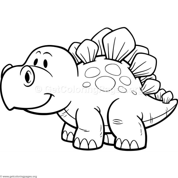 Awasome Dinosaur Coloring Pages Easy Ideas