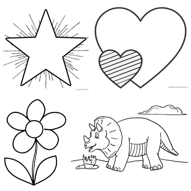 Awasome Free Coloring Pages For 2 Year Olds References