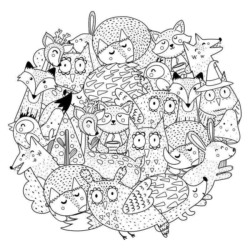 Awasome Printable Coloring Pages Of Forest Animals 2022