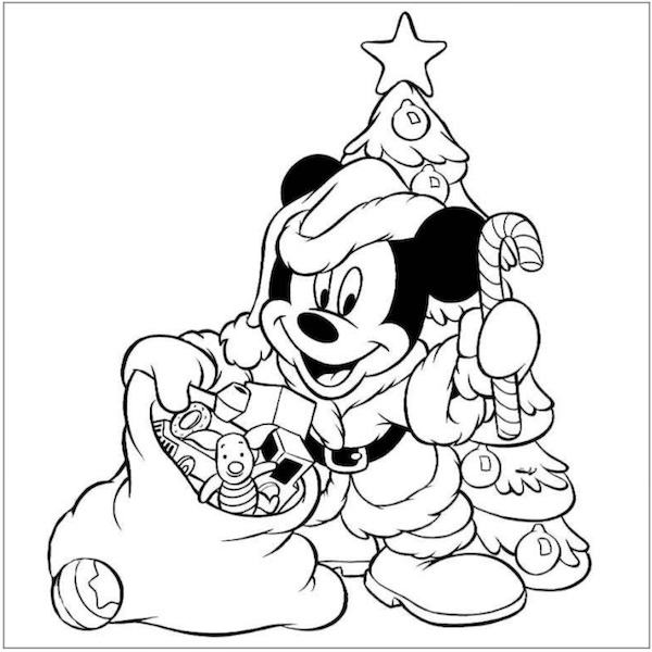 Incredible Printable Coloring Pages Disney Christmas Ideas