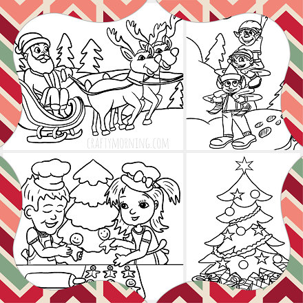 List Of Printable Coloring Pages Santa Ideas