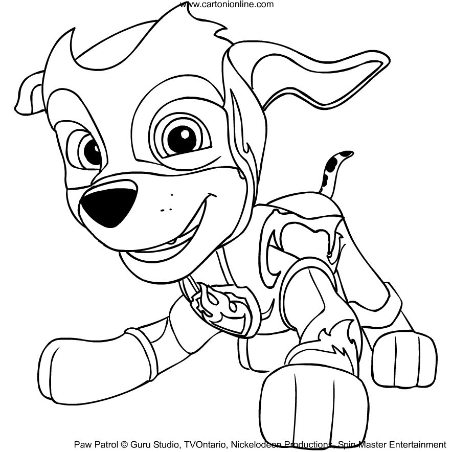 The Best Paw Patrol Mighty Pups Coloring Pages Printable Ideas